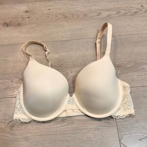 Calvin Klein F3274 Custom Lift Sexy Contour Bra Cream Womens Size‎ 36D